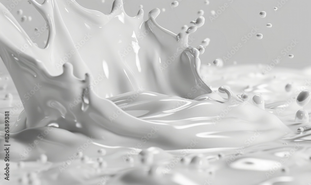 White milk cascade, suitable for your design White milk cascade, suitable for your design