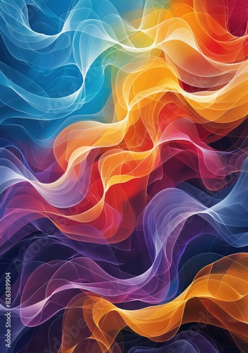 Colorful and Fluid photo