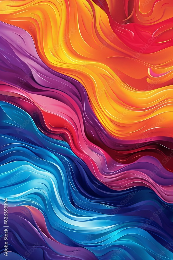 Fototapeta premium Colorful Abstract Painting