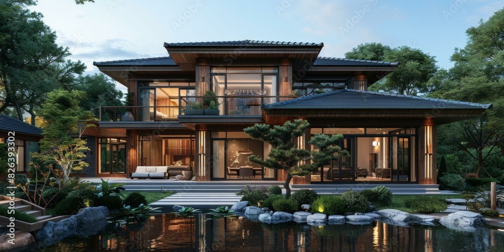 Modern Japanese Style House Modern Japanese Style House