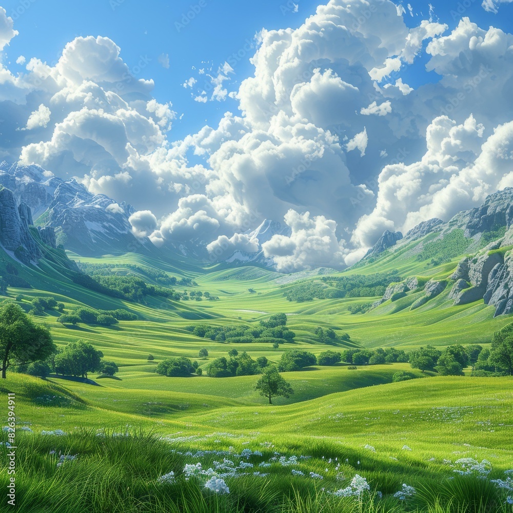 Fototapeta premium A Valley of Serenity