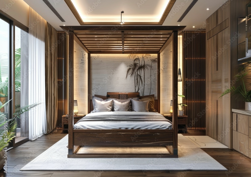 A japandi style bedroom for a nature lover A japandi style bedroom for a nature lover