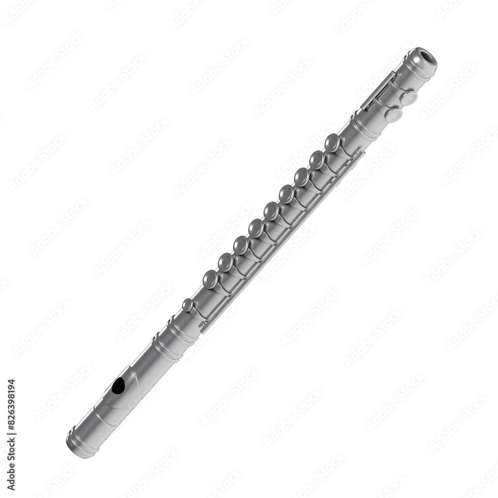 flute isolated on white background flute isolated on white background