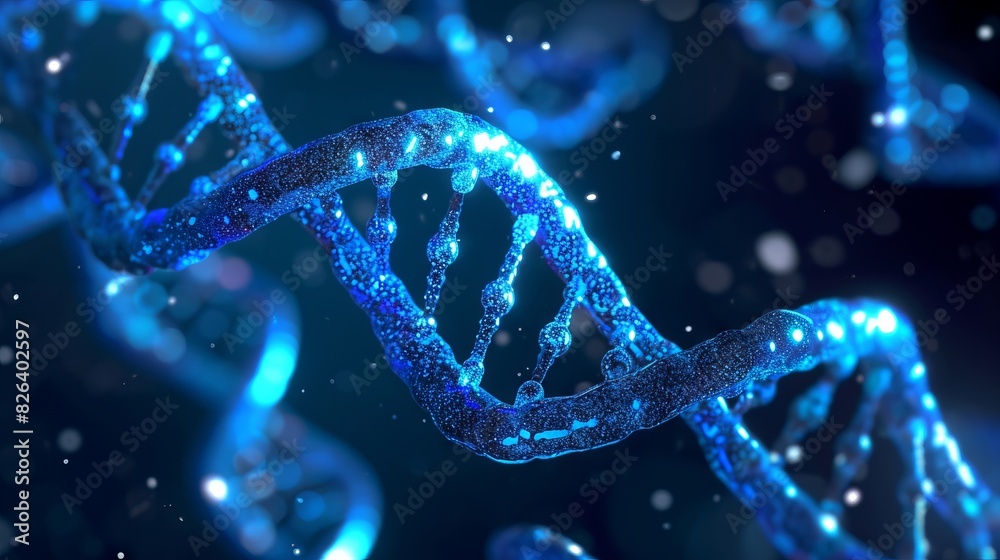 Abstract background with DNA molecules. Abstract background with DNA molecules.
