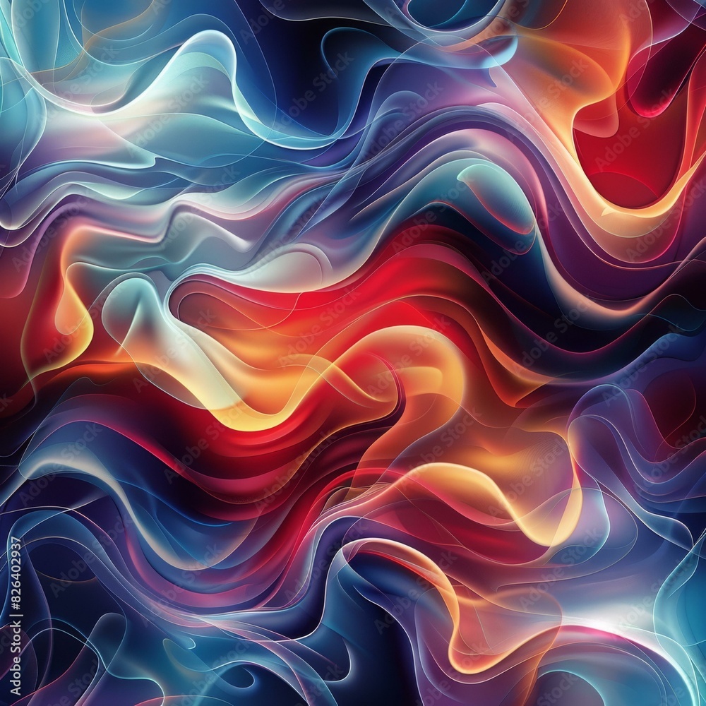 Obraz premium Colorful Waves