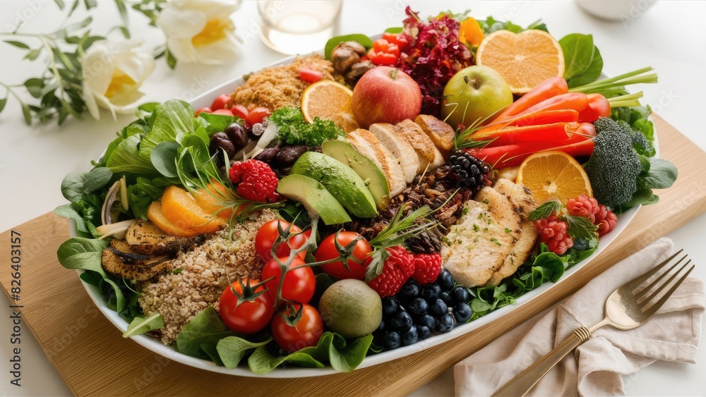 salad with vegetables salad with vegetables