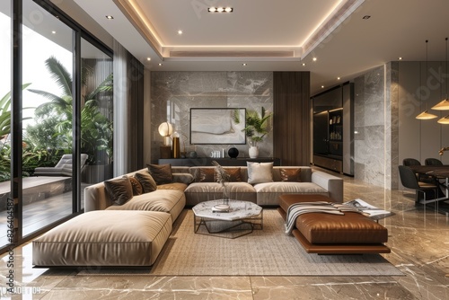 Modern Minimalist Home Living Room Interior Design