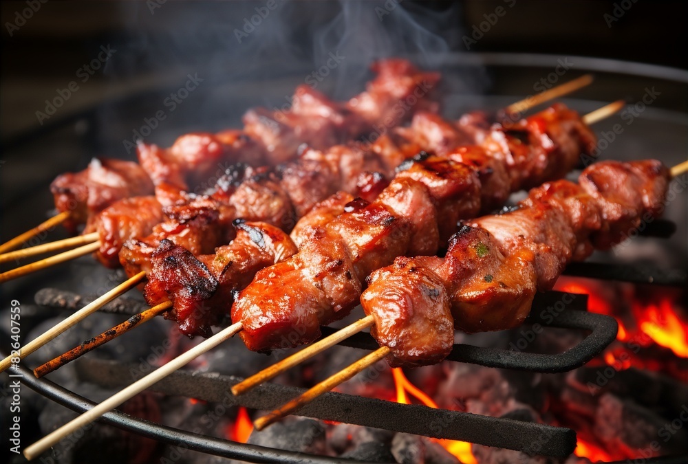 meat, barbecue, food, grill, grilled, kebab, cooking, pork, chicken, beef meat, barbecue, food, grill, grilled, kebab, cooking, pork, chicken, beef