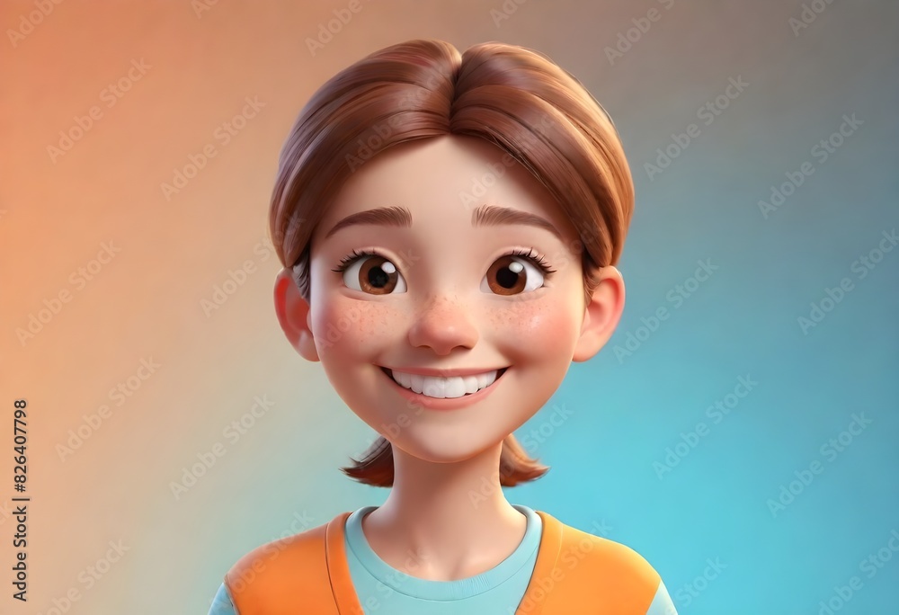 3d cartoon character front photo 3d cartoon character front photo
