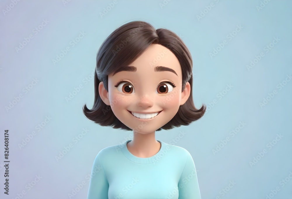 3d cartoon character front photo 3d cartoon character front photo