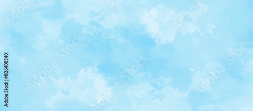 Blue sky with cloud .Beautiful blue sky with white clouds .bright cloud cover in the sun calm clear winter air background .gradient light white background.	