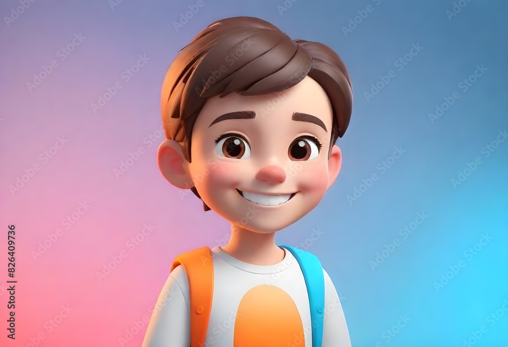 3d cartoon character front photo close-up 3d cartoon character front photo close-up