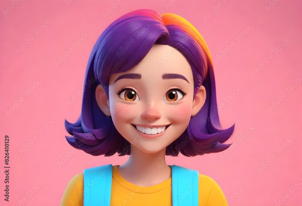 3d cartoon character front photo close-up 3d cartoon character front photo close-up