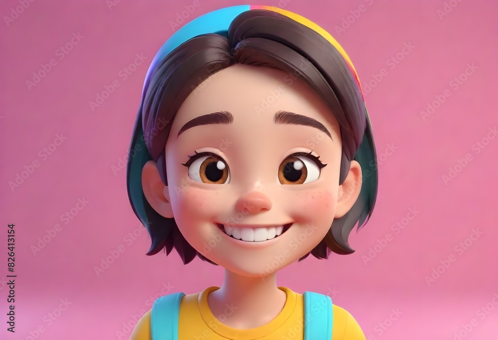 3d cartoon character front photo 3d cartoon character front photo