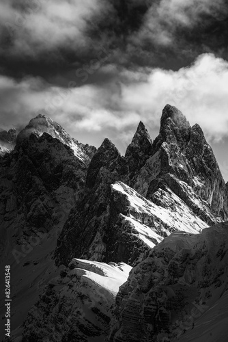 Winter in the Dolomites, Italy