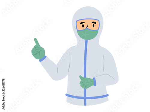 Apd safety clothing with face shield and mask
