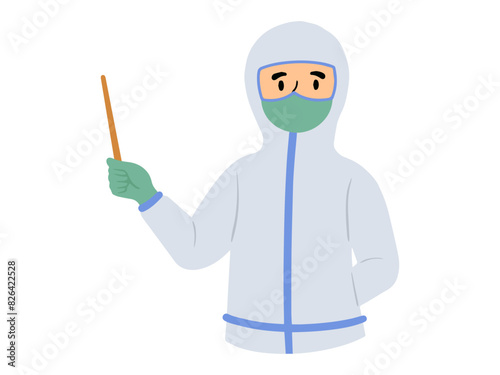Apd Doctor with face shield and mask