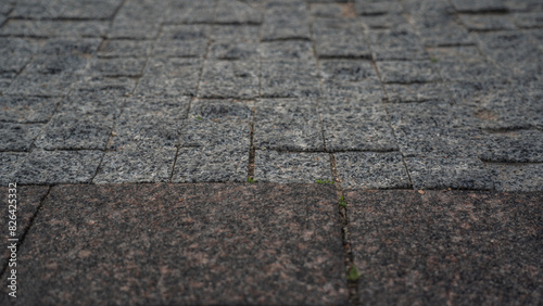 Paving stones in the city of Minsk