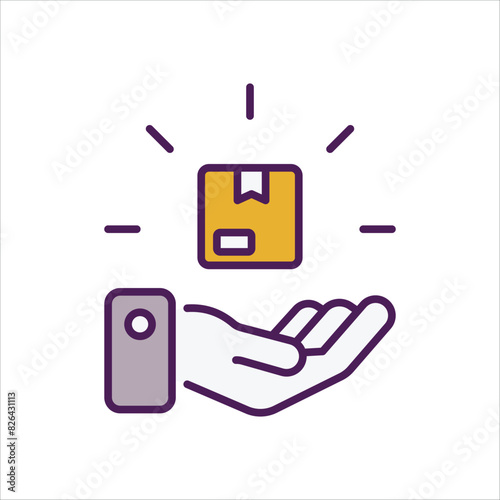Received vector icon
