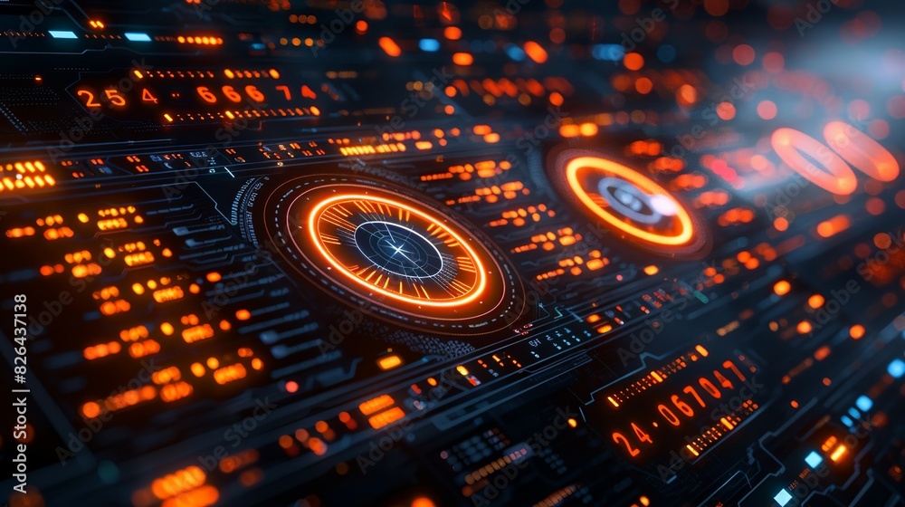 Digital interfaces overlaid with financial data, representing the integration of technology in modern financial practices. Digital interfaces overlaid with financial data, representing the integration of technology in modern financial practices.