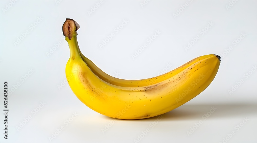 Bananas on a White Background, generative ai Bananas on a White Background, generative ai