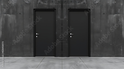 Two doors, imagine the image showing the alternative perspective © DrPhatPhaw