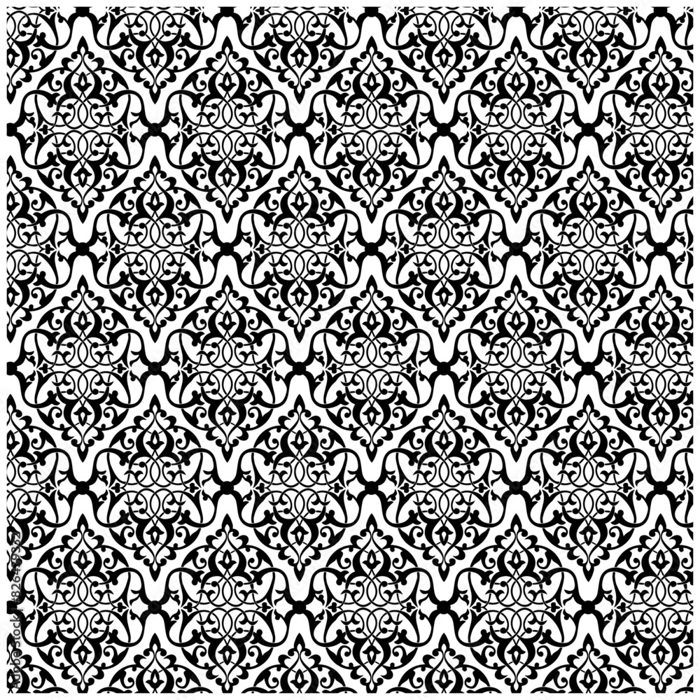 Arabic Textile and Wall Pattern Design