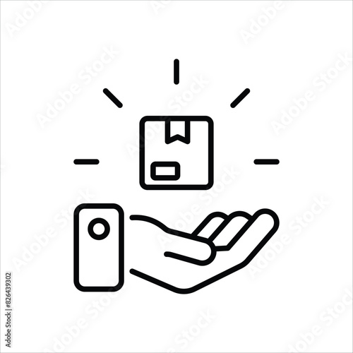 Received vector icon
