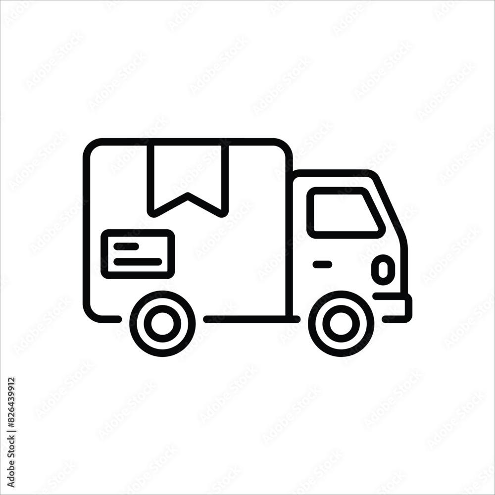 Truck vector icon