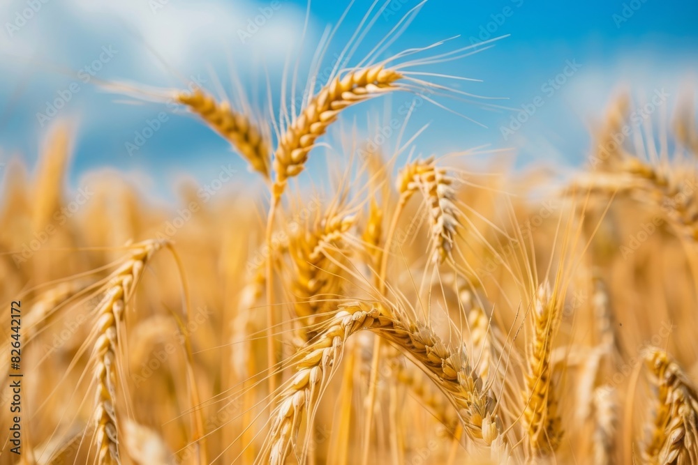 Crops growing wild: a scene from nature
