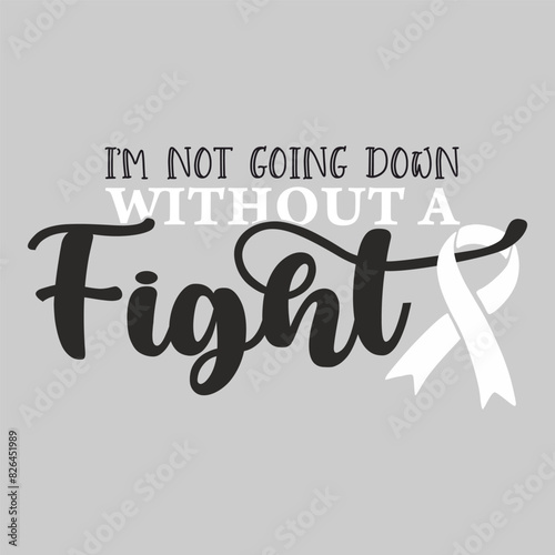 Lettering lung cancer vector EPS