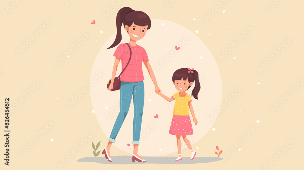 Parents' Day. Flat vector illustration