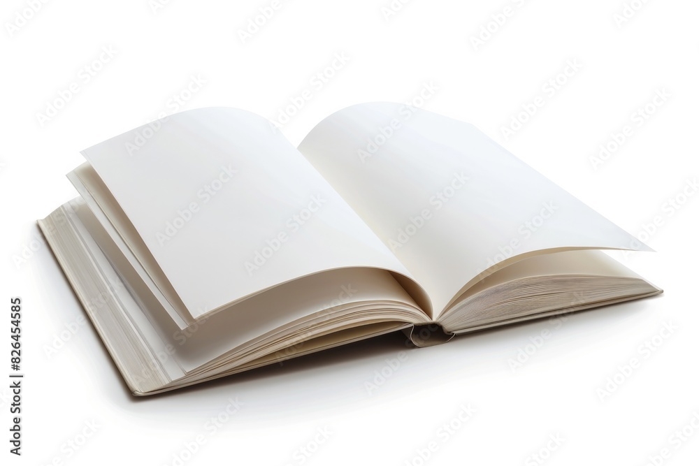 Booklet. High Up Blank Catalog for Advertising on Clean Background Booklet. High Up Blank Catalog for Advertising on Clean Background