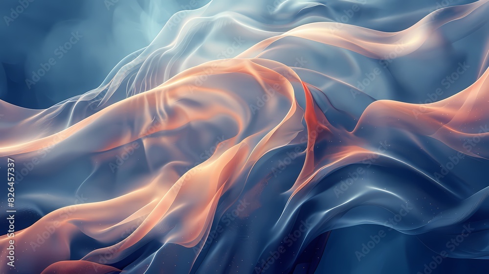 Fototapeta premium soft abstract texture pattern background with gentle, swirling patterns