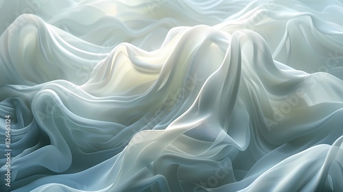 Wallpaper Mural soft abstract texture pattern background with delicate, flowing forms Torontodigital.ca
