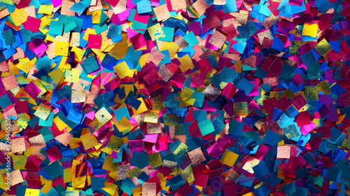 background of colorful confetti  party or festival illustration
