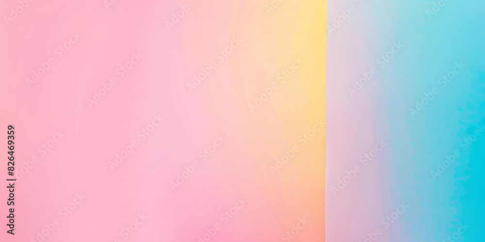 Abstract pastel blue yellow pink background.