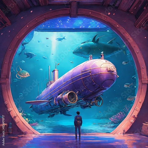 Wallpaper Mural submarine Torontodigital.ca