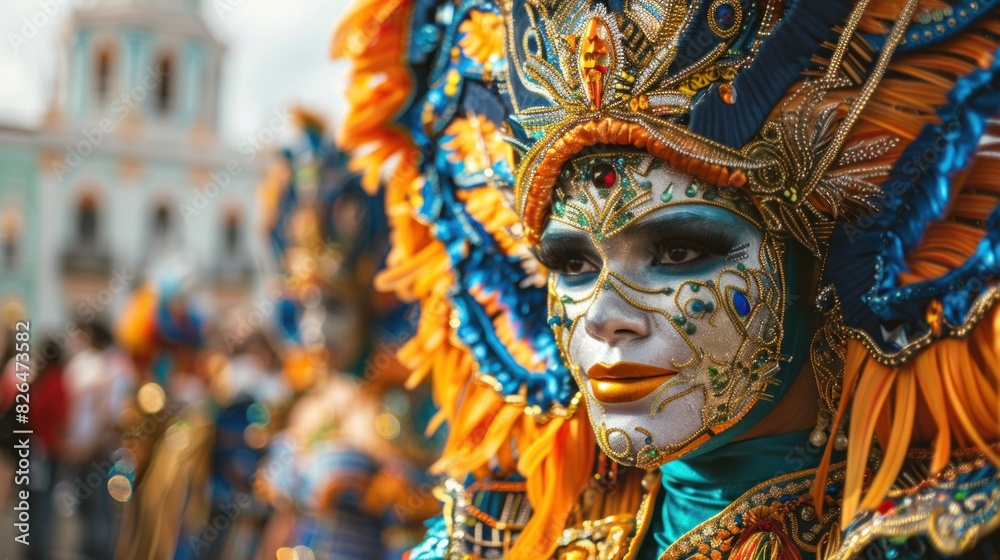 A pre-Lenten festival known for its parades and elaborate costumes, with the most famous celebration in Rio de Janeiro, Brazil. A pre-Lenten festival known for its parades and elaborate costumes, with the most famous celebration in Rio de Janeiro, Brazil.