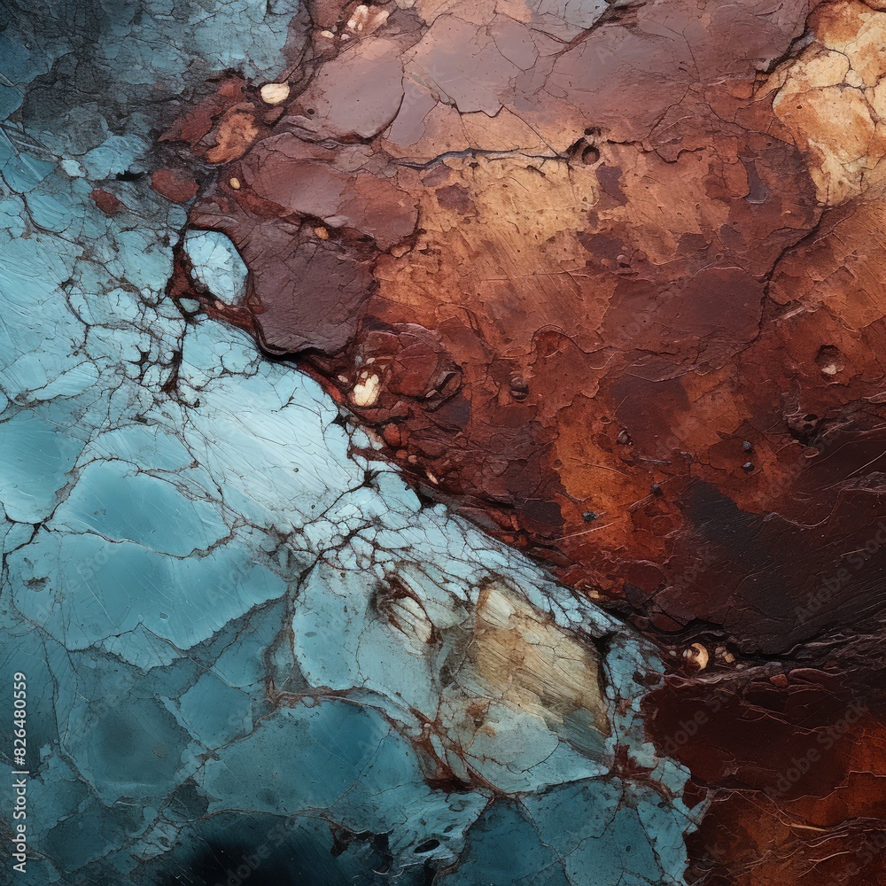 Naklejka premium a brown and blue abstract background