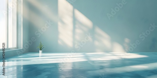 Soft Blue Gradient Backdrop for Calming Wellness Product Presentation and Display
