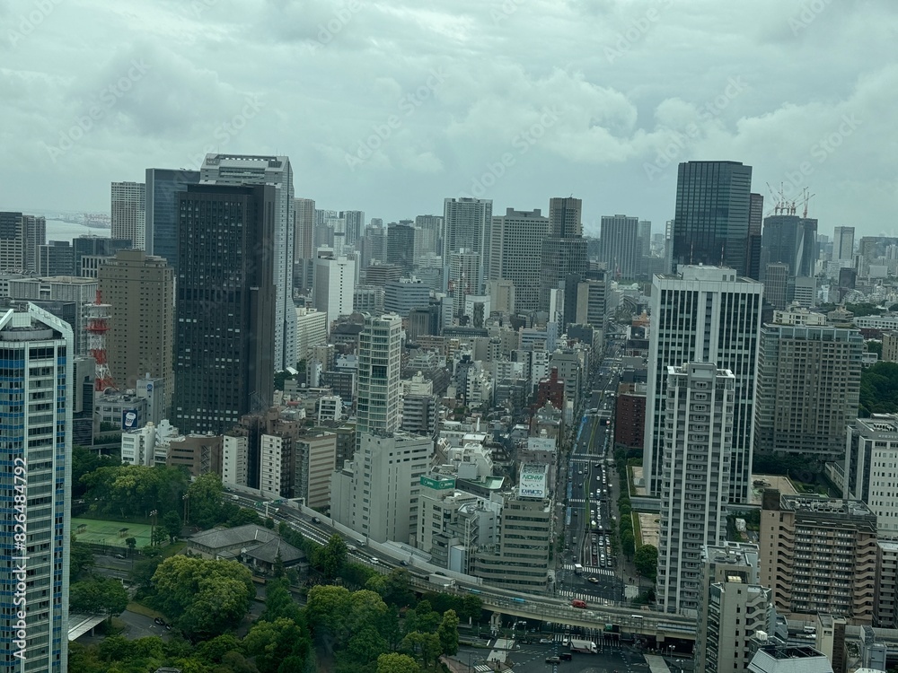 Obraz premium city skyline