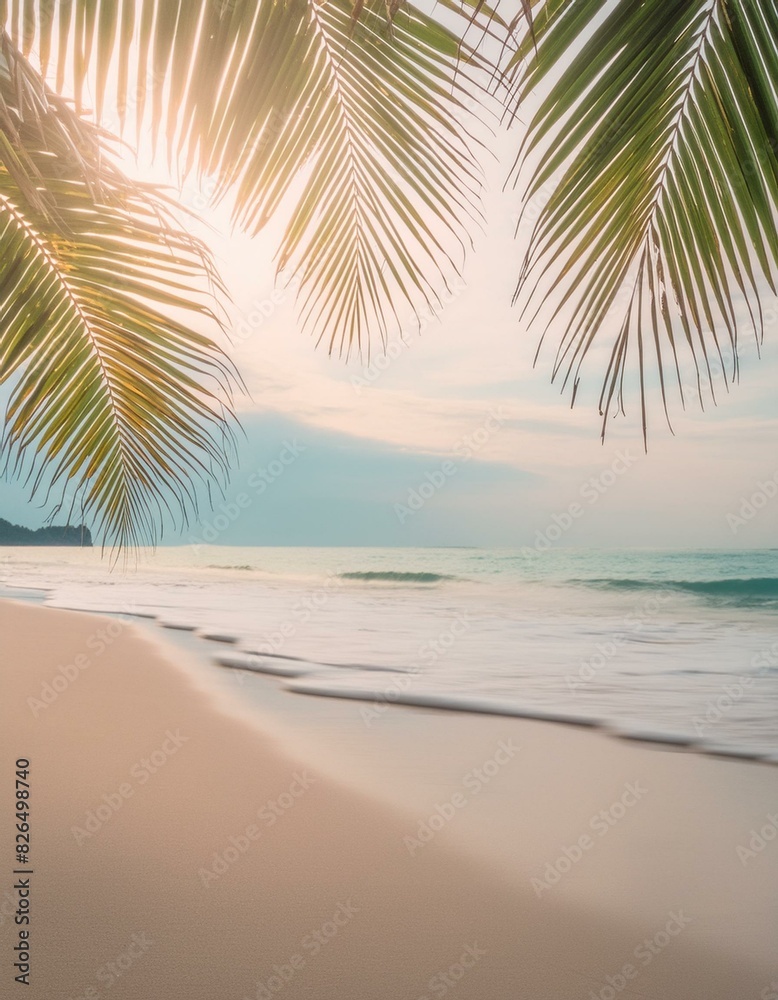 Obraz premium Beachfront Serenity: Long Exposure Masterpieces