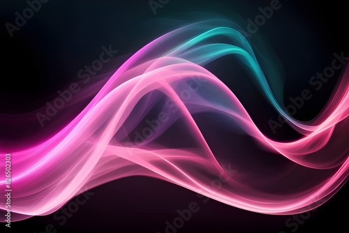 colorful abstract waves background, backgrounds 