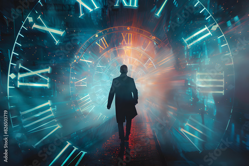 A time traveler receives a scrambled signal from their future self, warning of a temporal paradox that could unravel the fabric of time. The distortion in the signal makes deciphering the exact nature