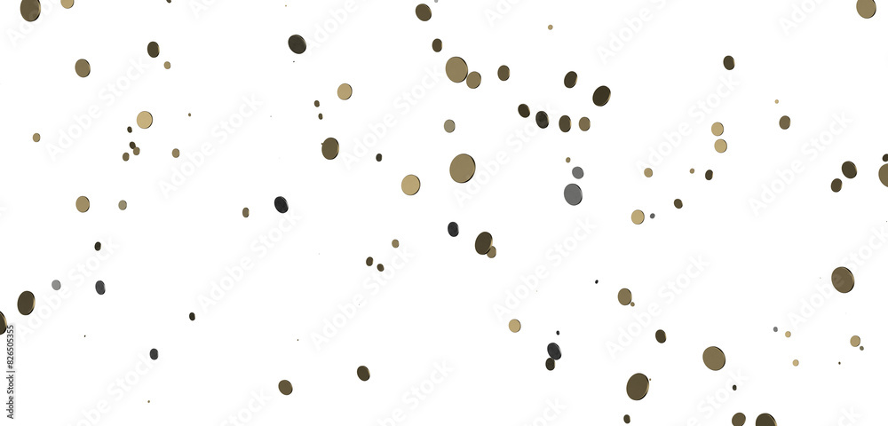 gold Celebration: Captivating 3D Illustration of Shimmering gold Confetti gold Celebration: Captivating 3D Illustration of Shimmering gold Confetti