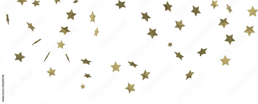 Stardust Christmas Shower: Mesmerizing 3D Illustration Depicting Descending Holiday Star Particles Stardust Christmas Shower: Mesmerizing 3D Illustration Depicting Descending Holiday Star Particles