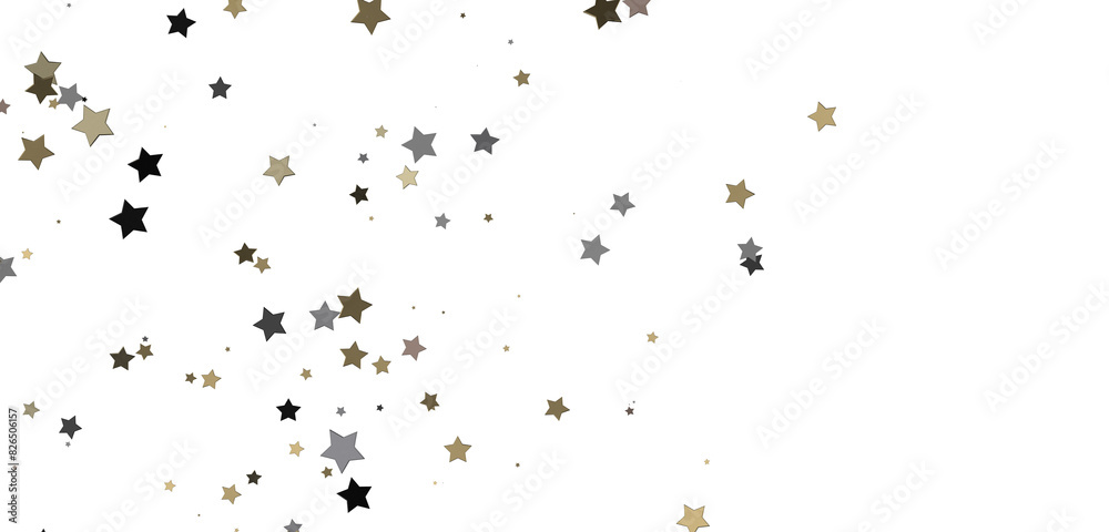 Festive Celestial Cascade: Mesmerizing 3D Illustration of Descending Christmas Stars Festive Celestial Cascade: Mesmerizing 3D Illustration of Descending Christmas Stars