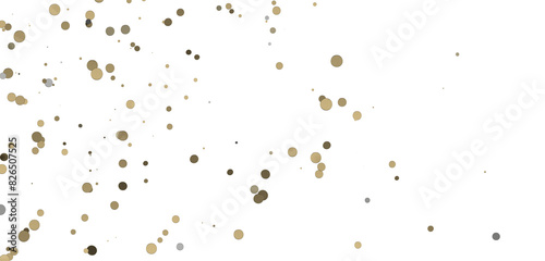 gold Confetti Glitter Overlay