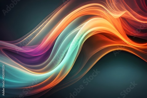 colorful abstract wave background, backgrounds 